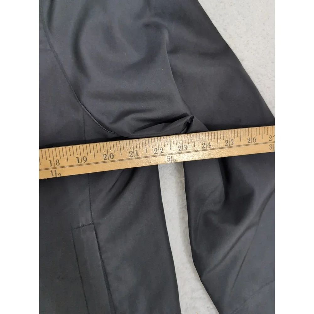 Banana Republic‎ Men's Sm Black Coat Water Resistant Trench Coat Full Zip Snap